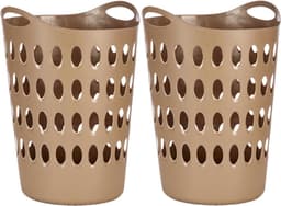 Kipit Ronde Flexibel Wasmand - 50L - Taupe - 44 x 56 cm — thumbnail 3