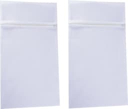 MSV Waszak voor kwetsbare kleding wasgoed/waszak - 2x - wit - XL size - 60 x 90 cm — thumbnail 1