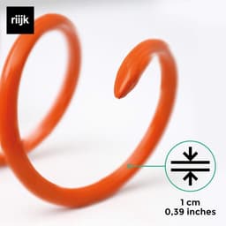 Massieve grondankers voor trampoline - schommel - paviljoen - signaalkleur - 1 cm Ø staal - indraaihulp — thumbnail 2