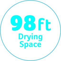 Uittrekbare waslijn voor buiten - 30 meter - ideaal voor ruimtebesparing — thumbnail 5