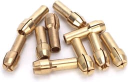Mini Messing Spantangen Klauwplaten Micro Twist Boorkop Set - 10 Stuks - Elektrische Grinder Rotary Tool Accessoires - Tail diameter 4.3mm . — thumbnail 5