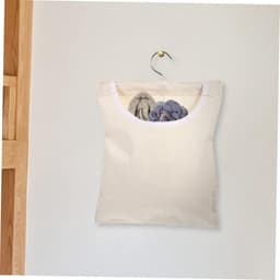 Wasknijper Opbergtas - Hangende Organizer - Kleding Ophangen - 360 Graden Haak - 35x27x1CM - Beige — thumbnail 4