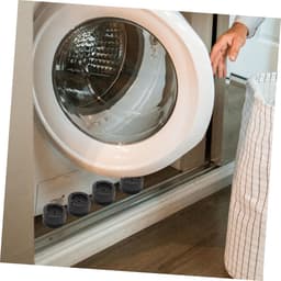 Verhogende Kussentjes - Wasmachine Pads - Stabilisatie Apparaten - Antislip en Geluiddempend - 6.5 x 6.5 x 4 cm - Zwart — thumbnail 3
