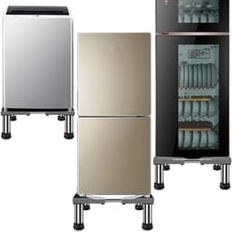Wasmachine Standaard - Apparaten Onderstel - Apparaten Verhoging - Verstelbare Lengte - 45-65 Cm - Zilver — thumbnail 2