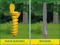 Droogmolen met Voet voor Camping & Thuis - Wasrek Staand - Droogrek Inklapbaar - wassysteem — thumbnail 5