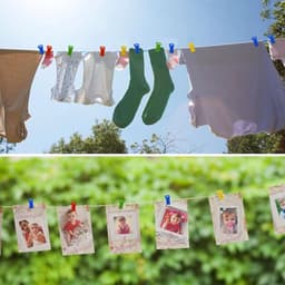 Sokkenklemmen - Kledingklemmen Ophanghaken - Sokken Organiseren - Veelzijdige Set - 36 Stuks - Heldere Kleuren — thumbnail 4