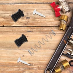 Wasmachine Afvoer Reparatie - Afvoerstop Kit - Lekkage Voorkomen - Veer en Rubber - 2 Sets - Diverse kleuren — thumbnail 4