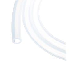 Dailygoods- Siliconen Tubing 2 m - Flexibele Slang - 10mm ID/16mm OD - Transparant - Hoge Temperatuur - Voor Pomp/Irrigatie - Siliconenslang