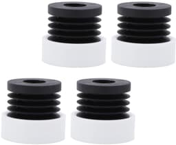 Dailygoods- Anti-vibratie Voeten Set van 4 - Trillingsdempers Wasmachine - Trillingsdempers Airco - Trillingsdempers Warmtepomp - Rubber Antislip Pads - Schokabsorberend en Stabiel — thumbnail 4