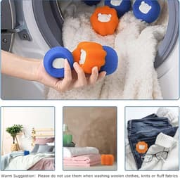 Dailygoods- Opvangballen 20 Stuks - Herbruikbare Wasballen - Dierenharen Verzamelen - Zachte Spons - Ruimtebesparend - Eenvoudig in Gebruik — thumbnail 3