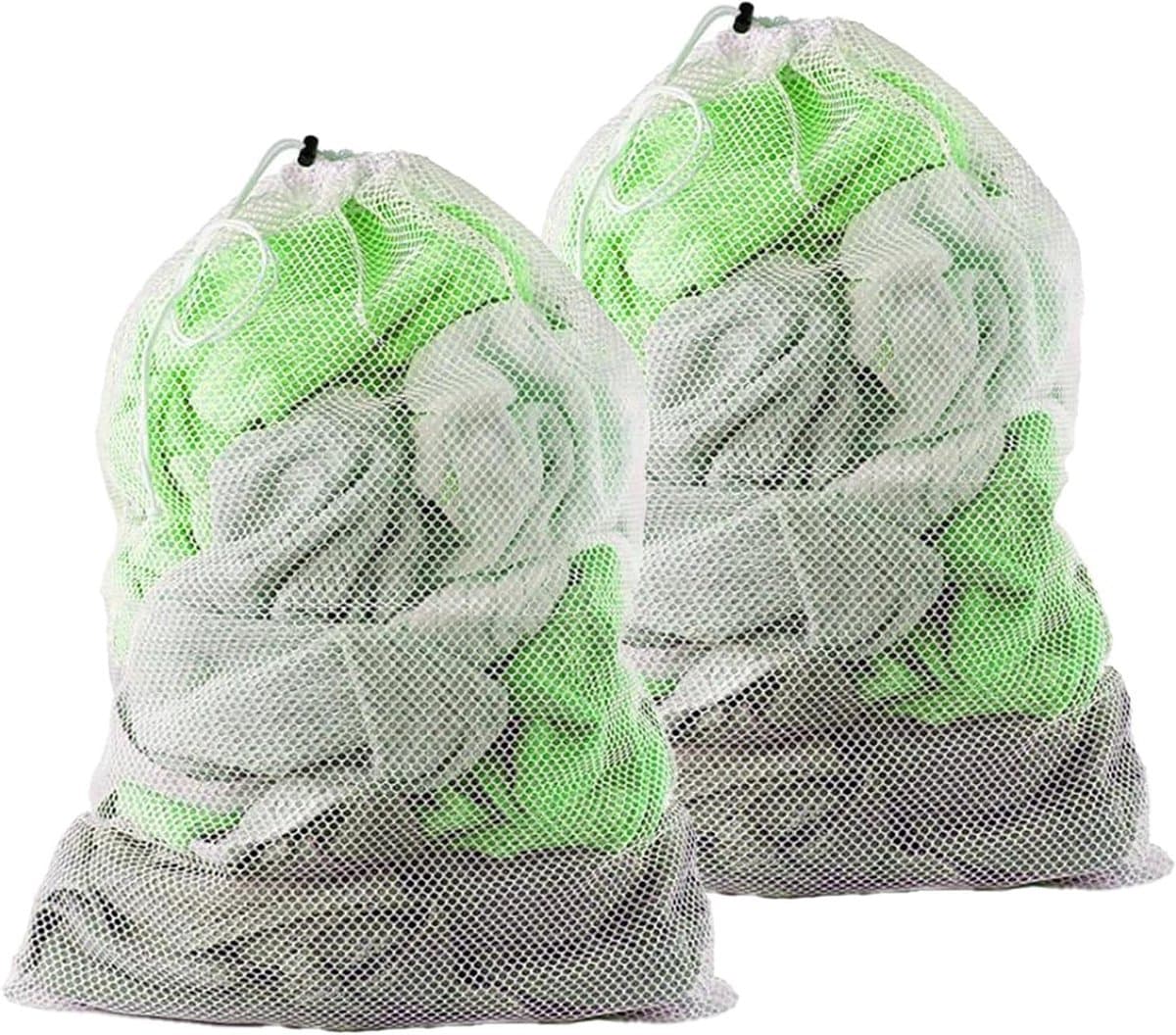 Extra grote waszakken XXL - 70 x 90 cm wasnet voor shirts, jassen, dekens en beddengoed met trekkoord sluiting — afbeelding 1