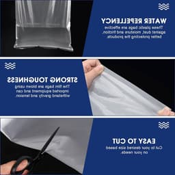 Afvoerslang 10 m voor regenpijpen, tijdelijke slang voor afvoer tot Ø 125 mm inclusief 5 kabelbinders, waterdicht en flexibel — thumbnail 2