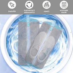 Herbruikbare Schoenwaszak met Rits voor Wasmachine en Droger - 360° Complete Reiniging voor Sneakers en Sportschoenen (Geel) — thumbnail 4