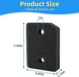 Vervangend plint filter geschikt voor Miele T1-droger - 9164761 Warmtepompdroger - zorgt ervoor dat de droger soepel blijft werken en vrij blijft van pluizenophoping - plintfilter voor warmtepompdroger - 4 stuks — thumbnail 5