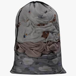 Wasnetten voor de wasmachine, 60x90 cm wasbare mesh zakken met trekkoord voor kleding, beddengoed en speelgoed, ideaal voor reizen en organisatie — thumbnail 1