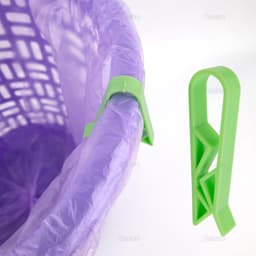 Vuilniszak Clips - Prullenbak Houder - Keuken Afval - Anti-Slip Ontwerp - 10 Stuks - Groen — thumbnail 3