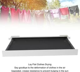 MTTproducts- Kledingluchter 60 cm - Wandgemonteerd - Opvouwbaar - Multifunctioneel - Ruimtebesparend - Premium materiaal - Wasdroogrek — thumbnail 5