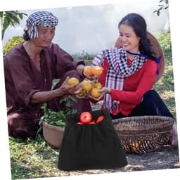 Oogstschort - Plukzak Fruit - Groente Plukken - Verstelbare Band - 46x40 cm - Groen — thumbnail 4