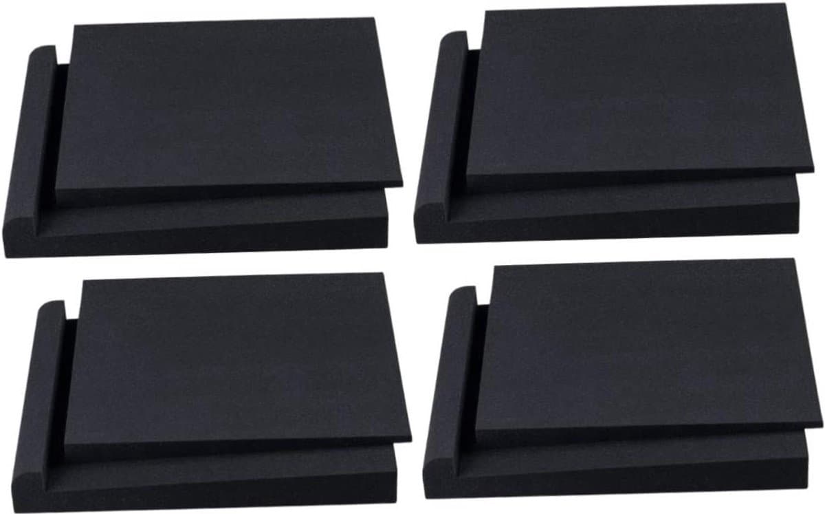 Luidspreker Isolatie Pads - Speaker Dempers - Studio Geluid - Vibratie Onderdrukking - 4 Stuks - Zwart — afbeelding 1