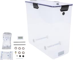 Filament Droogbox - Vochtige Filament Opslag - 3D Printen Verbeteren - Geïntegreerde Hygrometer - Voor 1kg Spoelen - Transparant — thumbnail 1