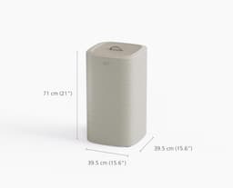 Joseph Joseph Tota One Wasmand - 1 Compartiment – 60 Liter - Ecru — thumbnail 2
