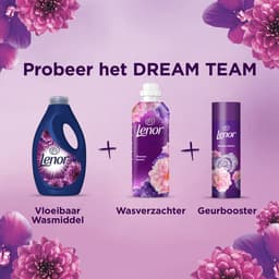 Lenor Vloeibaar Wasmiddel Amethist 20 Wasbeurten - 4 x 900 ml - Voordeelverpakking — thumbnail 3