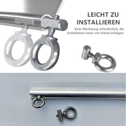 Allecto Plus - Voortentstopper van roestvrij staal 304 voor caravanluifels - 4 stuks met blokkeerkit — thumbnail 3