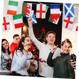 1set Internationale Vlaggen Banner Vlaggenlijn Met Wereldvlaggen Voor Feesten Vergaderingen Educatieve Doeleinden Kleurrijke Decoratie Voor Diverse Evenementen — thumbnail 2