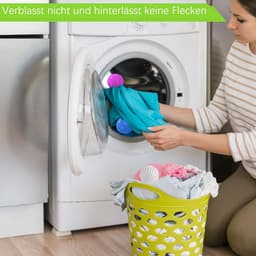 9 drogerballen, herbruikbare wasballen voor droger en wasmachine, efficiënt drogen, droogballen voor zacht wassen, verminderen rimpels en statische lading — thumbnail 5