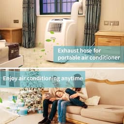 Afvoerslang Ø 150 mm voor airconditioning en afzuigkap - 150 cm verlengingsslang — thumbnail 2