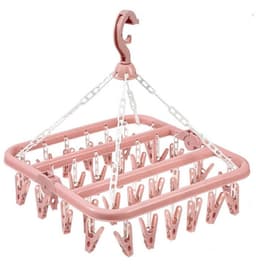 Dailygoods- Droogrek Draaibaar - Wasrek Inklapbaar - 32 Klemmen - Antislip - Opvouwbaar - Hoogwaardig PP-Plastic — thumbnail 2