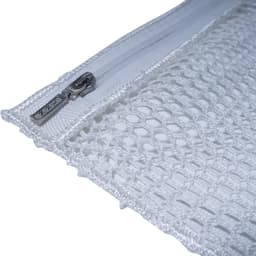 Wasnet 40x60 cm - Met ritsafsluiting - Wit - professionele stomerij kwaliteit — thumbnail 2