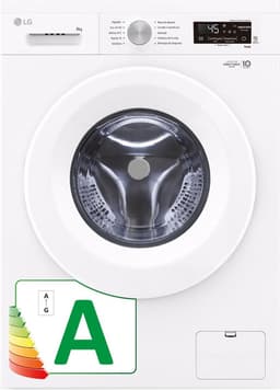 LG F4X1008NWH wasmachine Voorlader 8 kg 1400 RPM Wit — thumbnail 1