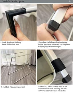 Wasmand 3 Vakken - Wassorteerder - Wamand - Wasbox - Organizer Kleding - Waszakken Voor Wasgoed - Laundry Basket - Dubbele Wasmand — thumbnail 3