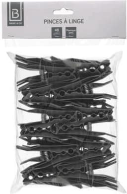 5five Wasknijpers - kunststof - 48x stuks - 8,5 cm - was ophangen — thumbnail 2