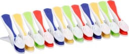 Wasknijpers - 60x stuks - multi-kleur - kunststof - wasspelden — thumbnail 1