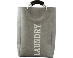 SUNMOOL Wasmand - Waszak - Laundry bag - Laundry basket - Opvouwbaar - 44Liter - Grijs