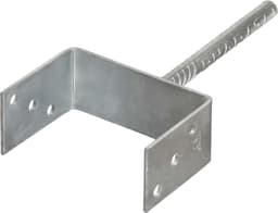 vidaXL - Grondankers - 6 - st - 14x6x30 - cm - gegalvaniseerd - staal - zilverkleurig — thumbnail 5