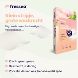 Fressea Wasstrips 120 Wasbeurten - Wasmiddel Strips - Plasticvrij & Vegan Wasmiddeldoekjes (Lentebloesem) — thumbnail 2