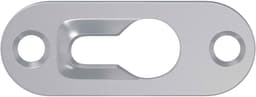 vidaXL - Sleutelgat - Hanger - 2 - st - Zilver - 45 - x - 16 - x - 3.5 - mm - IJzer — thumbnail 4