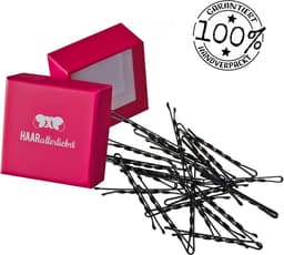 24x Grote Zwarte Haarspeldjes voor Dik Haar | Sterke Klemmen met Opbergdoos — thumbnail 2
