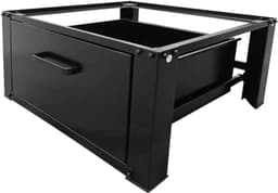 SNJY® Wasmachine Verhoger - Wasmachine Kast - Wasmachine Ombouw - 54L x 63B x 31H cm - Zwart — thumbnail 5