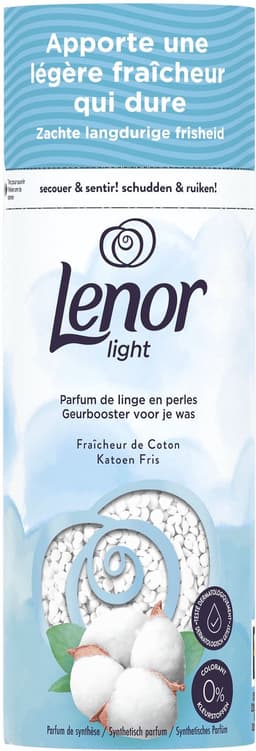 Lenor Light Geurbooster Katoen Fris - 6 x 168 gram - Wasparfum — thumbnail 2