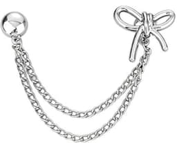 Broekclip - Broekklem - Vest ketting - Magnetische Broek & T-Shirt Kleding Clip - Kleding Gesp - Broekpijp Verkorter - Bevestigingsclip voor broekspijp - Wasknijpers - Antislip Vaste Gesp - Zilver — thumbnail 1