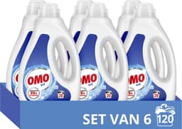 Omo Wit Vloeibaar Wasmiddel - 6 x 20 Wasbeurten - Voordeelverpakking — thumbnail 1