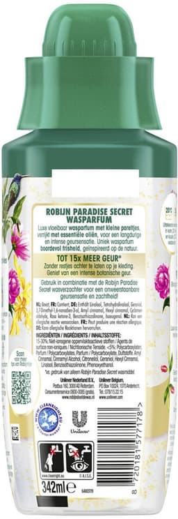 Robijn Wasparfum Paradise Secret 342 ml - Bulkverpakking - 20 stuks — thumbnail 2