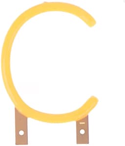 -C- COB LED 3V Filament Letter Geel 3 x 3 cm FPC 2200K 1W Warm-wit — thumbnail 2