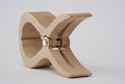 Houten Was Knijpers - Grote Klemmen - Handdoeken Bevestigen - Duurzaam Hout Materiaal - 13 cm Lengte - Natuurlijk Beige — thumbnail 5