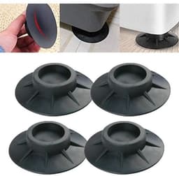 Set van 4 schokabsorberende pads Geschikt voor wasmachines en drogers, Geschikt voor schokabsorptie en geluidsreductie. — thumbnail 1