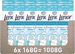 Lenor Light Geurbooster Katoen Fris - 6 x 168 gram - Wasparfum — thumbnail 1